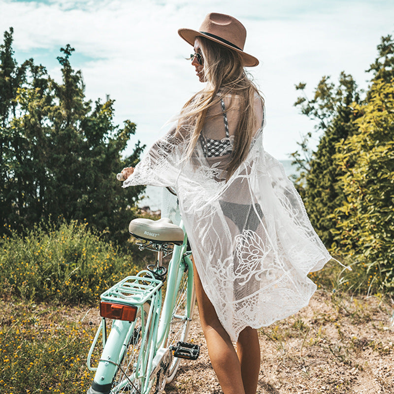 Cotton Lace Beach Cover-up
